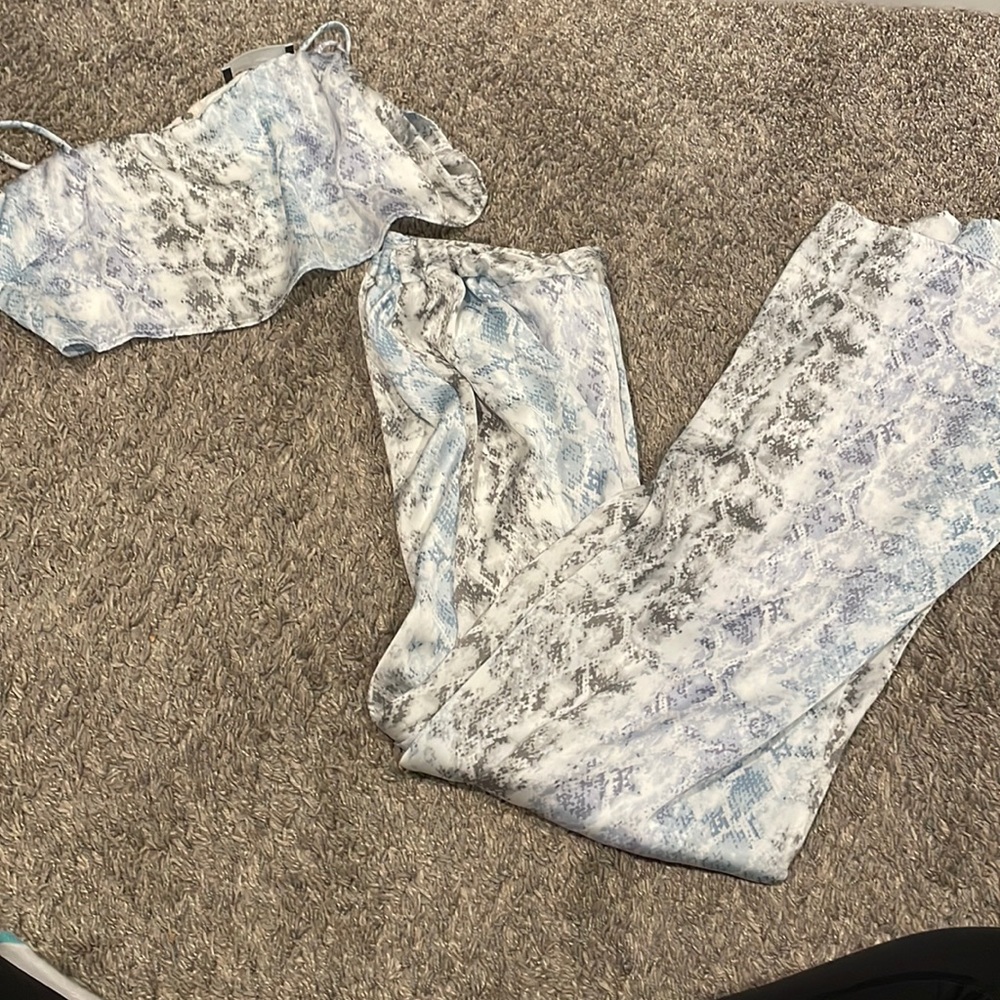 Snake print set